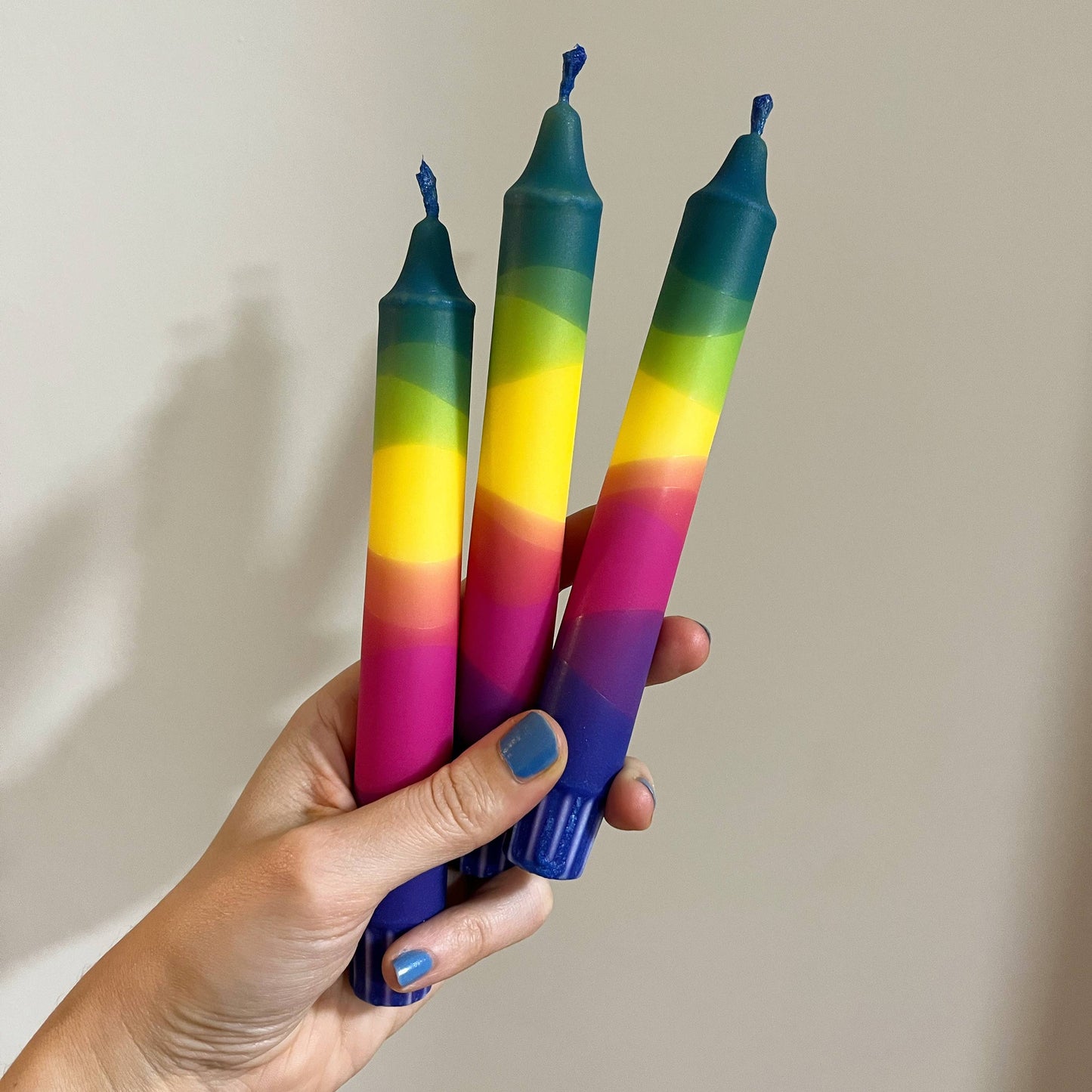 Rainbow Stick Candle