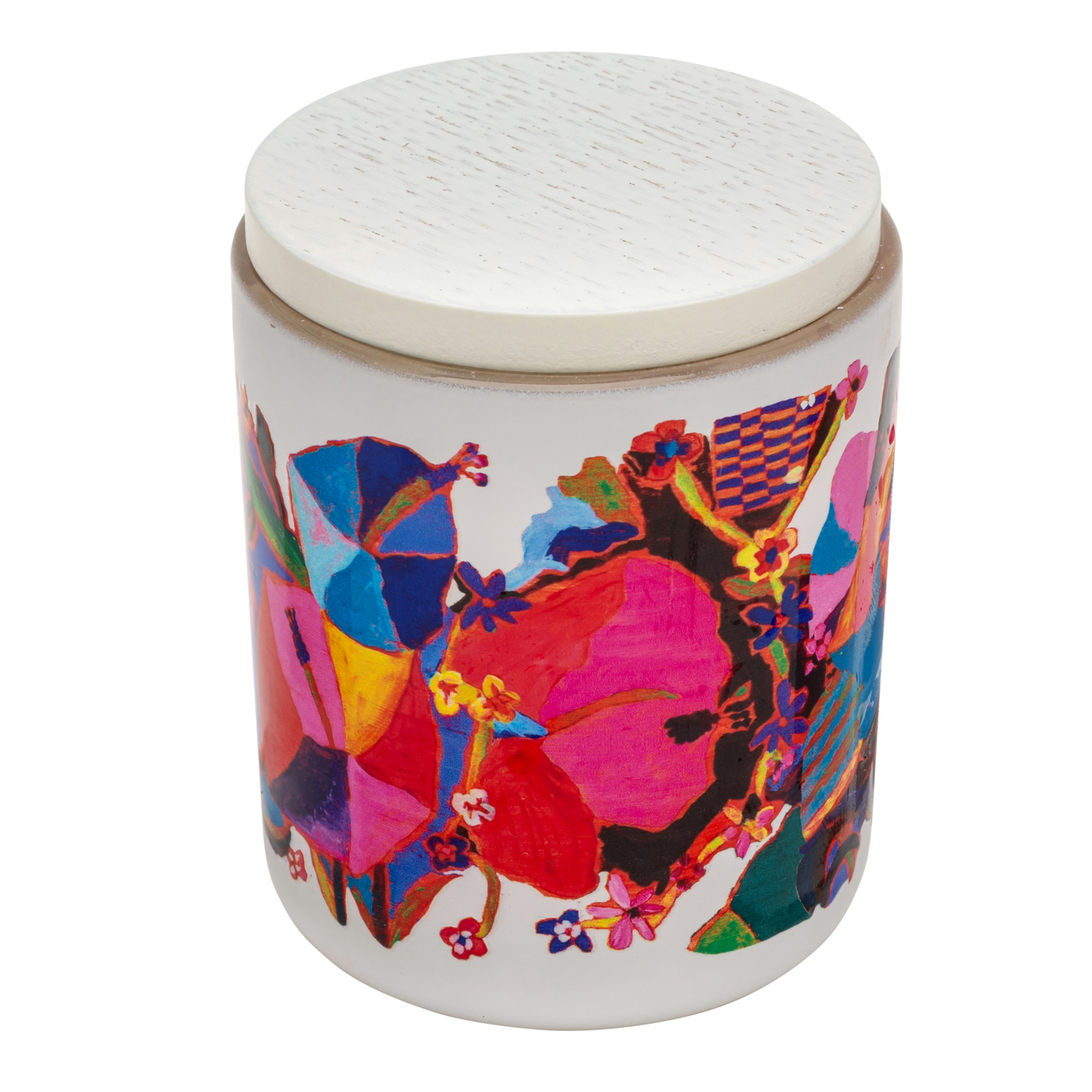 Psychedelic Dreams, Plant Wax Candle - White
