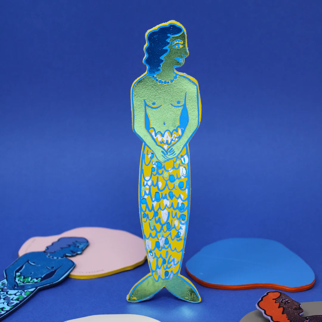 Mer-Woman Bookmark - Yellow