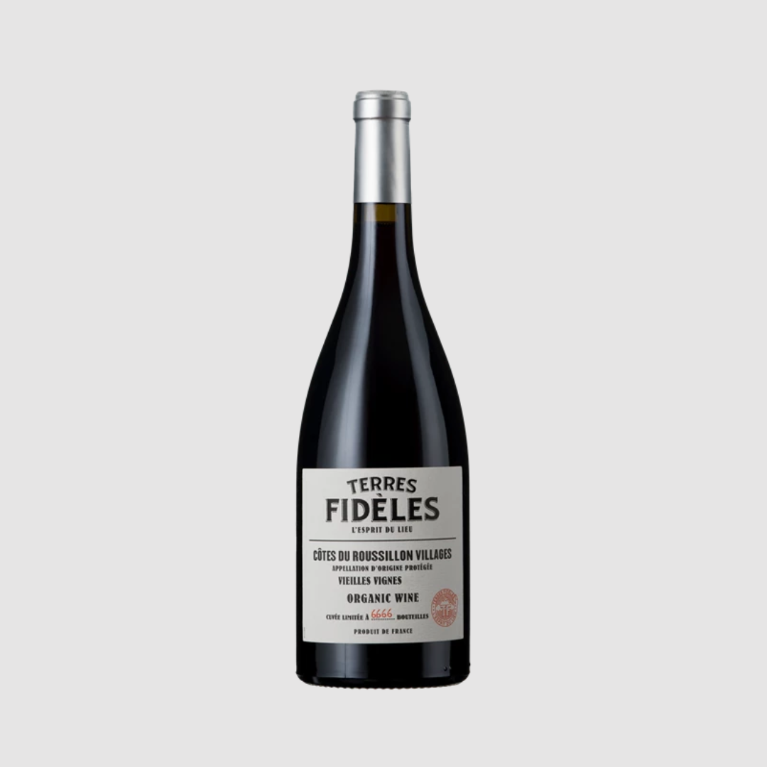 Terres Fidèles, Fidèle, AOP Organic Côtes du Roussillon Villages, Roussillon, France, 2021