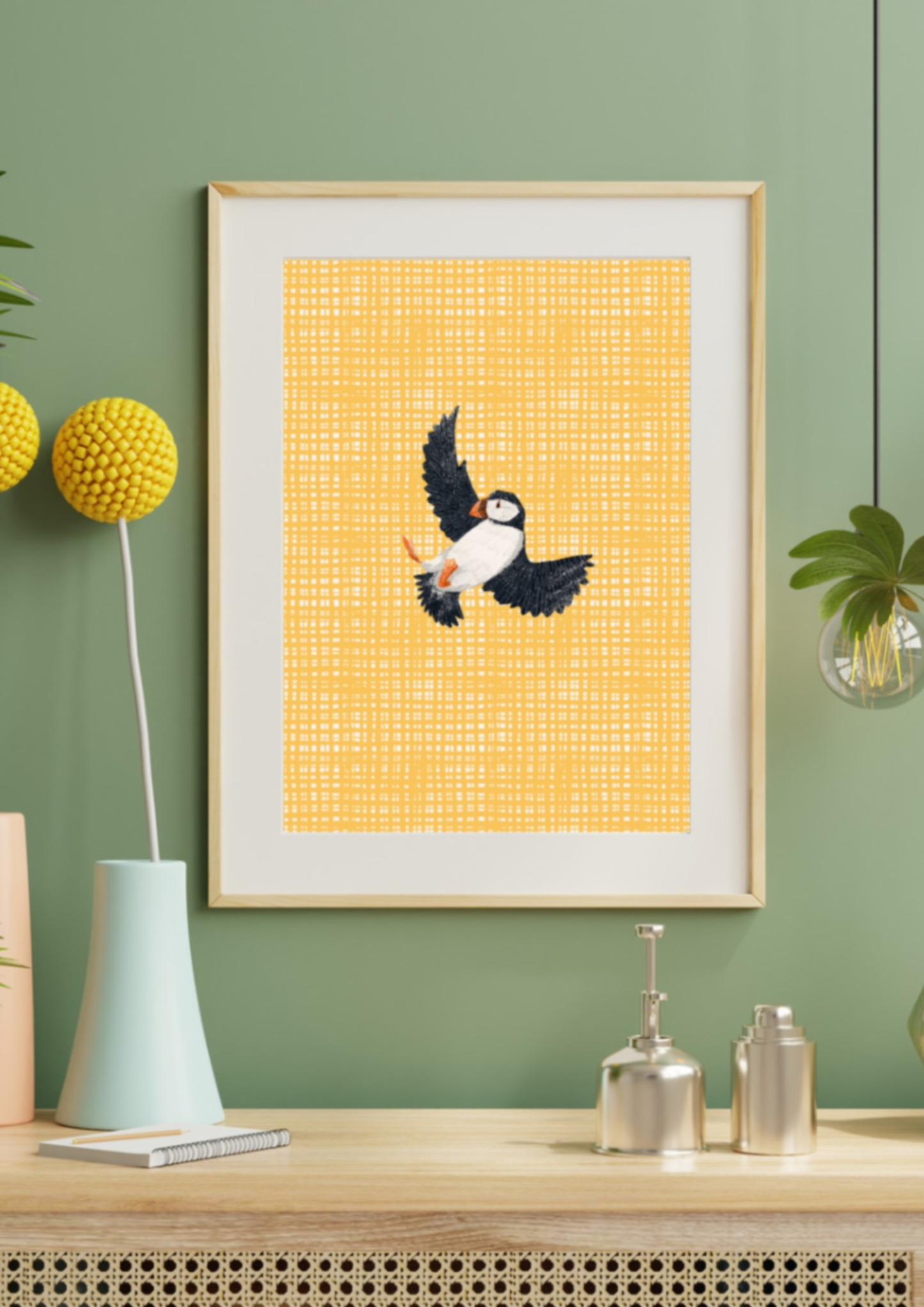 Puffin A4 Print