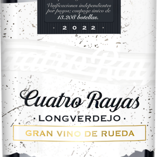 Cuatro Rayas, Longverdejo, Gran Vino de Rueda, DO Rueda, Spain, 2022
