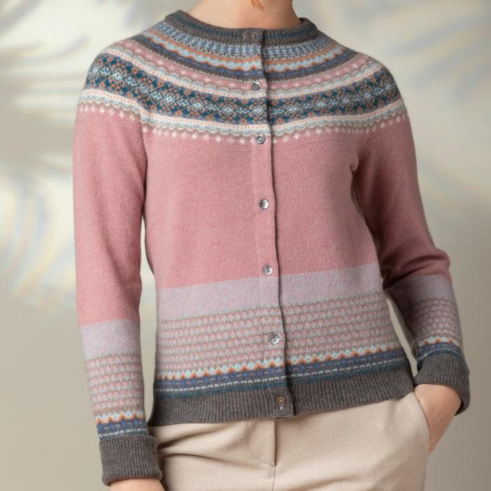 Alpine Cardigan - Vintage Pink