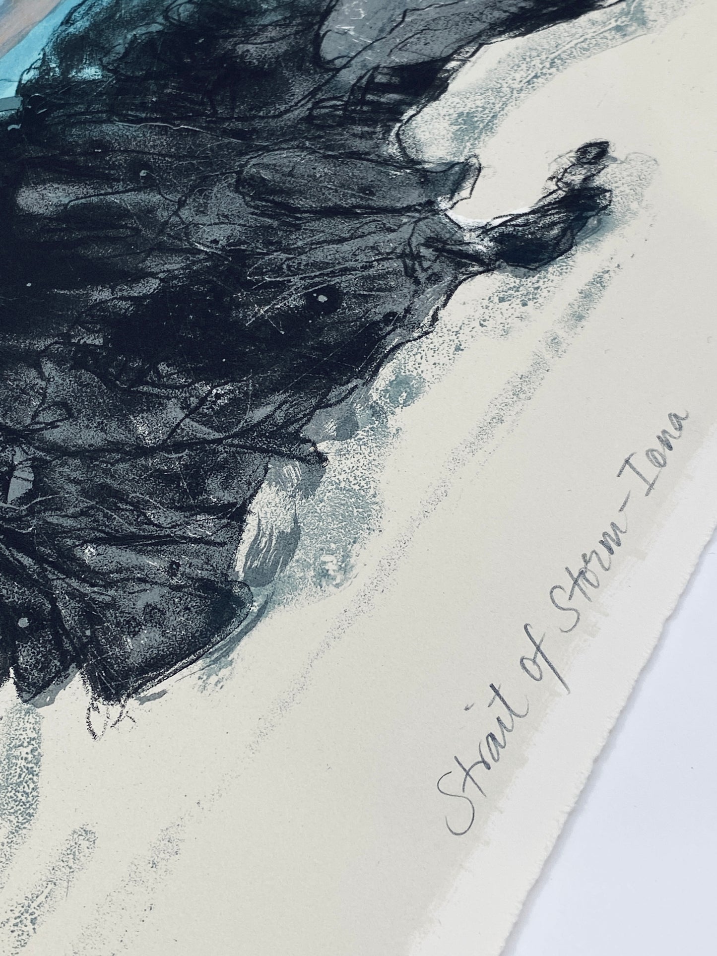 'Strait of Storm - Iona' Original Screen Print
