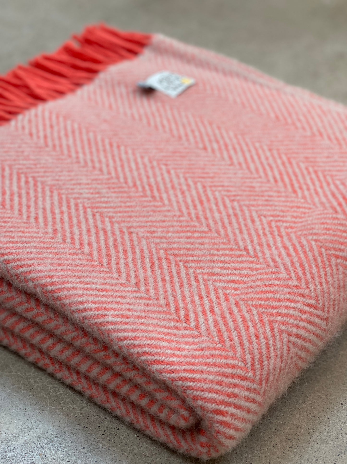 Flamingo & Pearl Herringbone