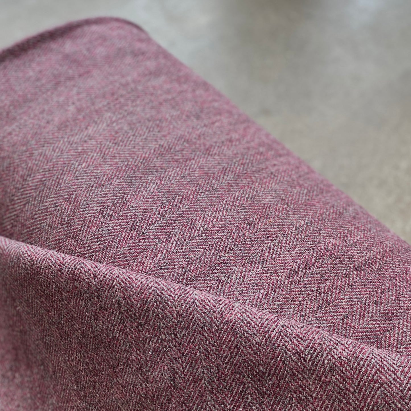 Herringbone - Silver/Rock Pink