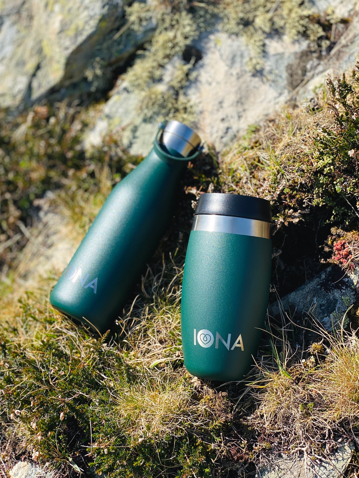 Iona Water Bottle - Racing Green
