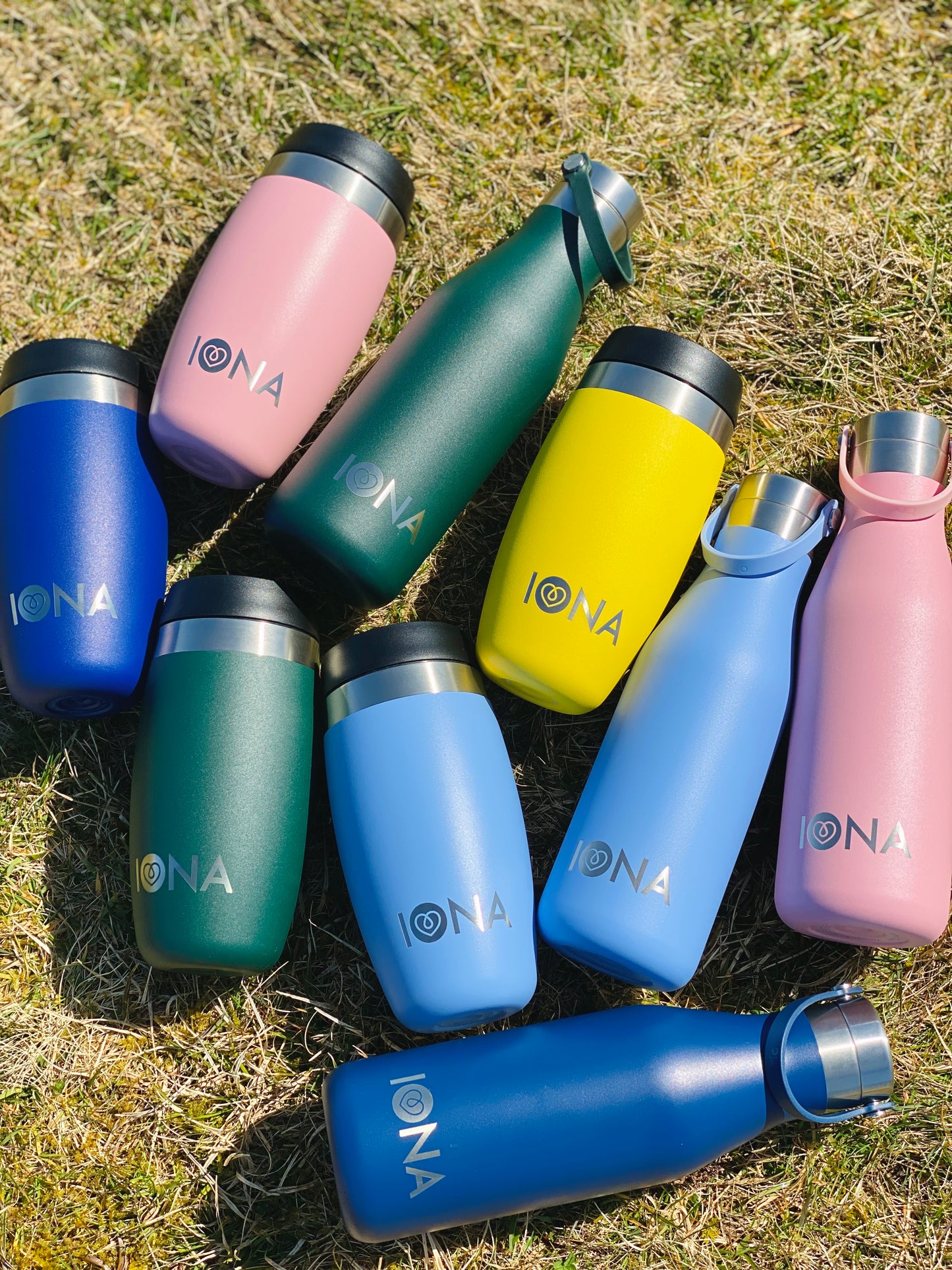 Iona Water Bottle - Oxford Blue