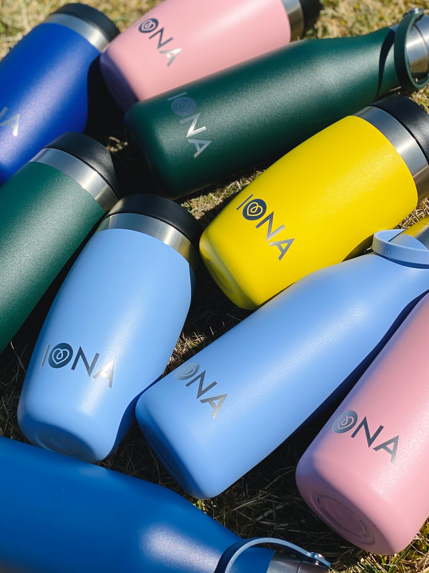 Iona Water Bottle - Oxford Blue