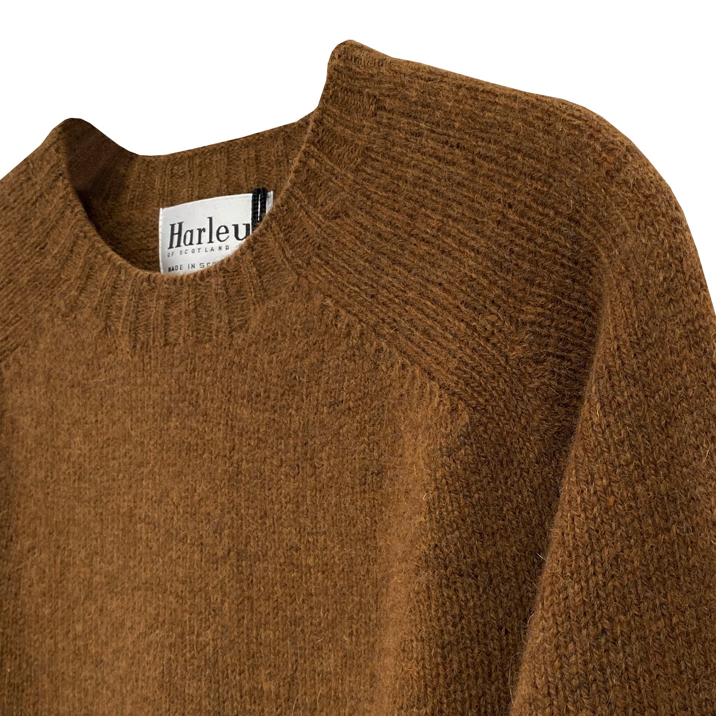 Plain Crew Neck Sweater - Pecan