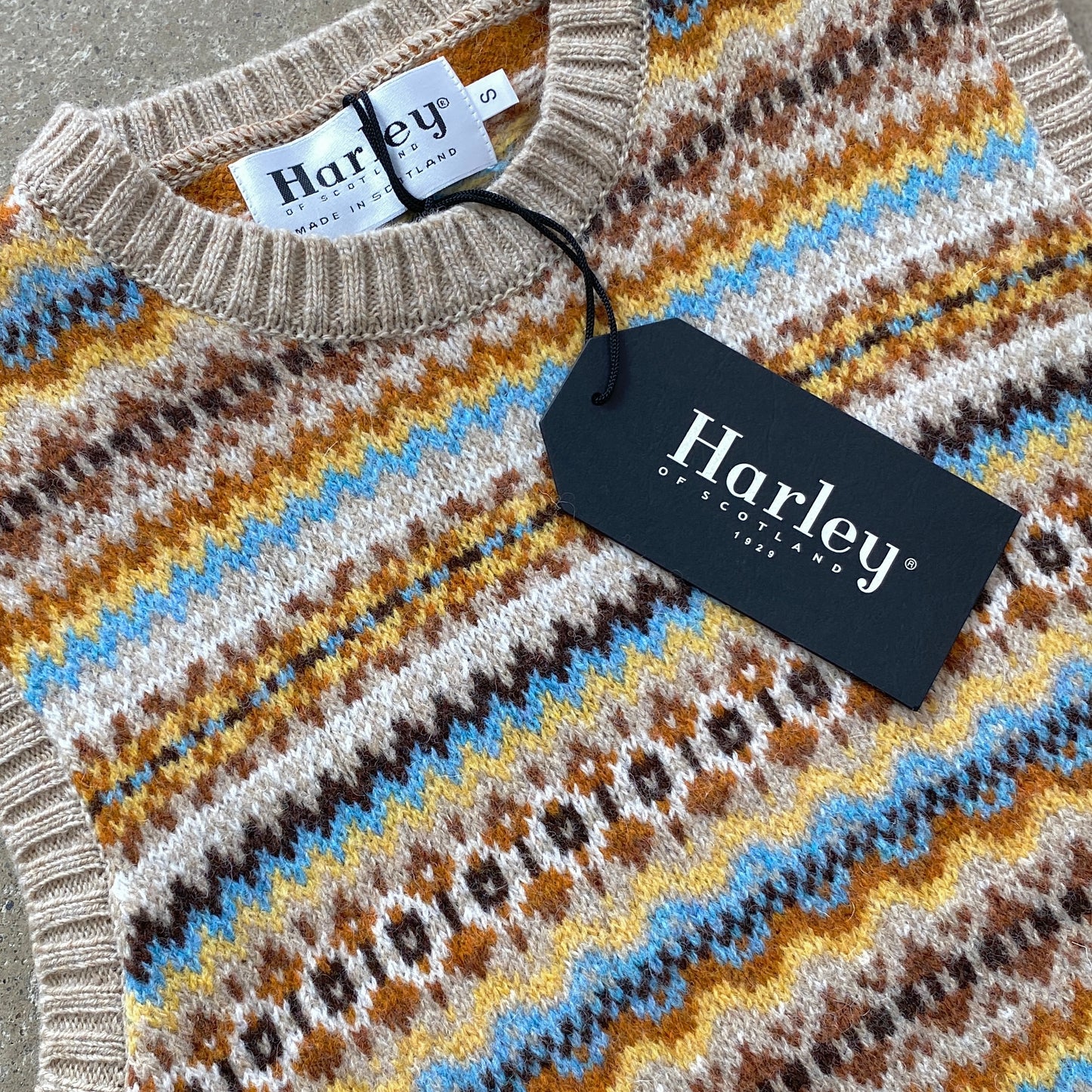 Fairisle Vest - Cameo