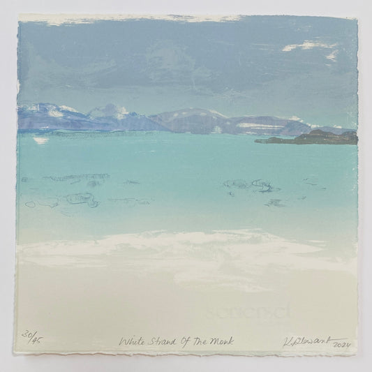'White Strand of the Monks' Original Screen Print