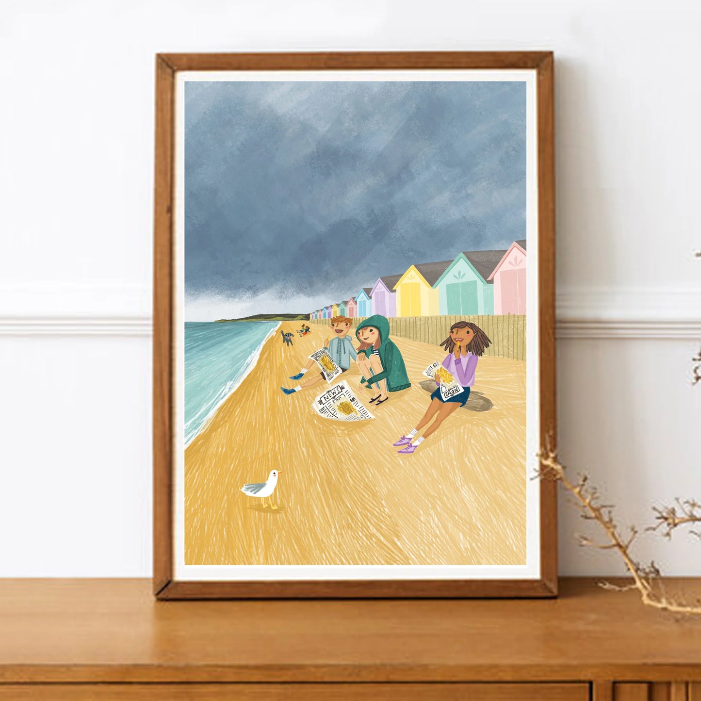 Good Day at the Beach - A5 Print
