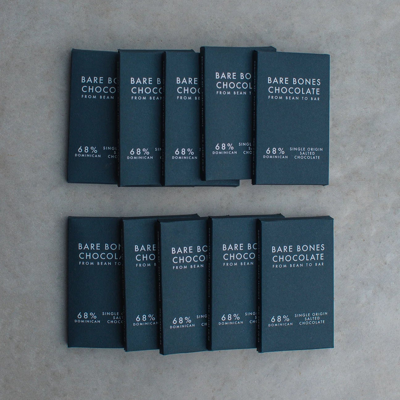 Bare Bones Chocolate Mini Bar - 68% Dominican Salted