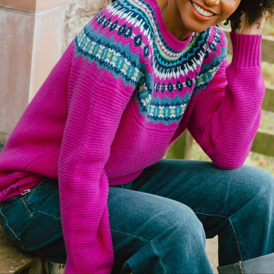 Stoneybrek Sweater - Sweetpea