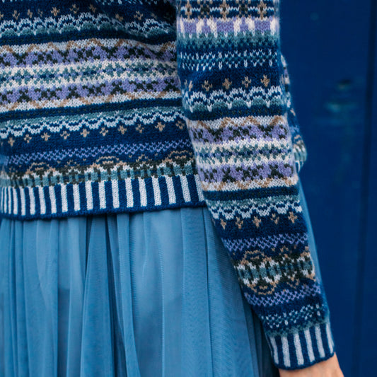 Kinross Cardigan - Sapphire
