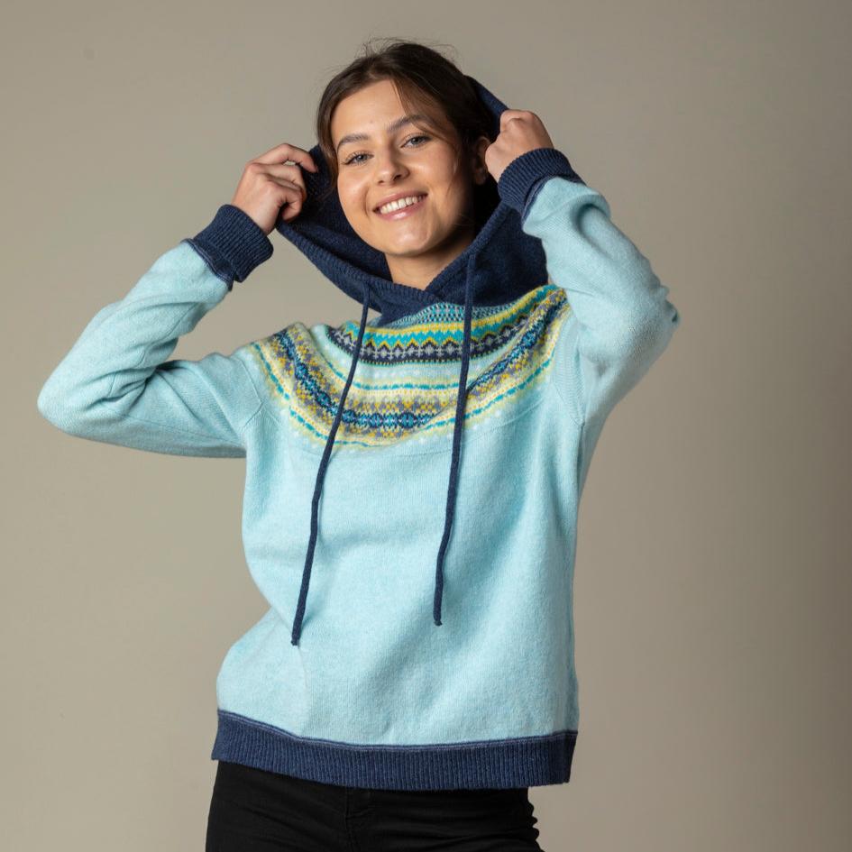 Alpine Hooded Sweater - Mermaid