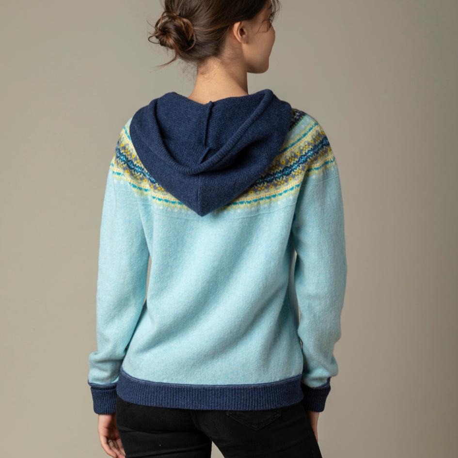 Alpine Hooded Sweater - Mermaid