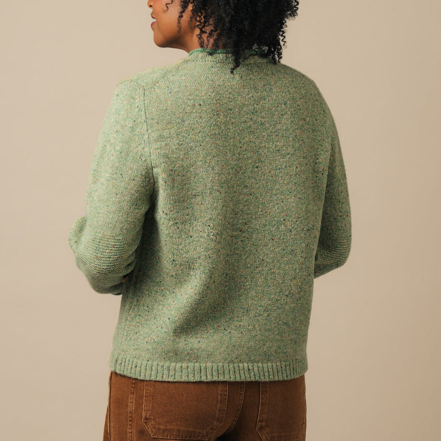 Tweed Nep Sweater - Reed