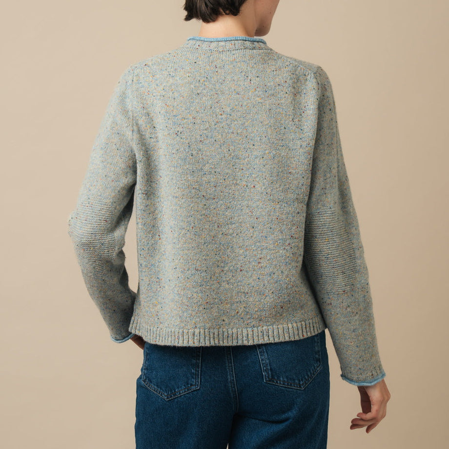 Tweed Nep Sweater - Splash