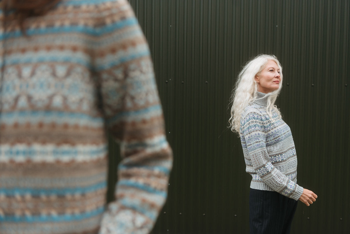 Kinross Cowl Neck Sweater - Chakra