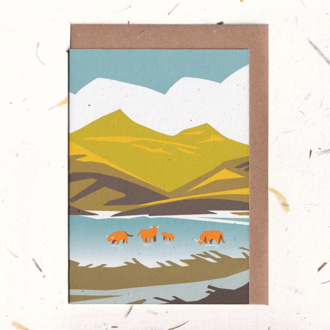 Pennyghael Coos Greeting Card