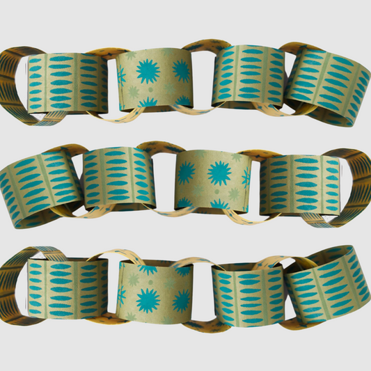 Green Paper Chain Kit