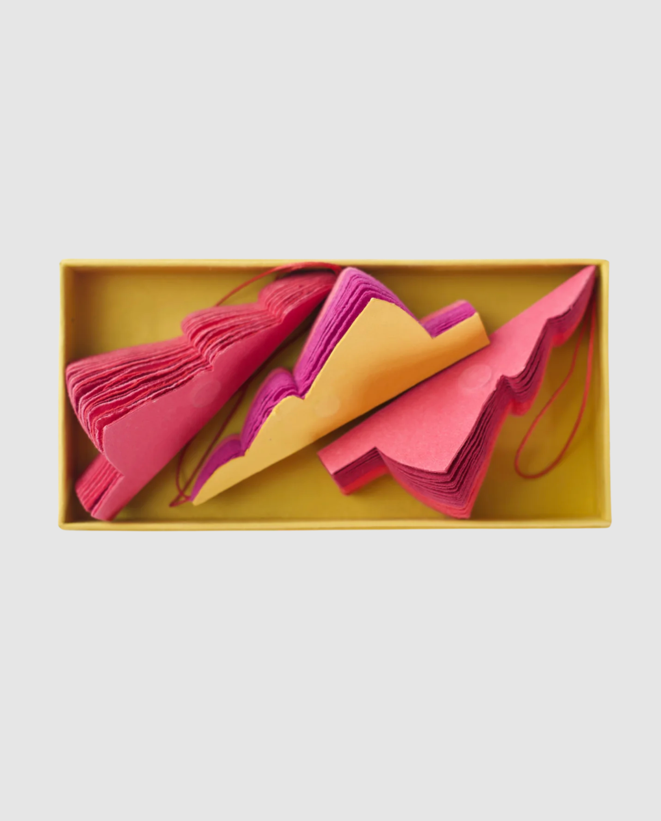 Pink Paper Honeycomb Trees