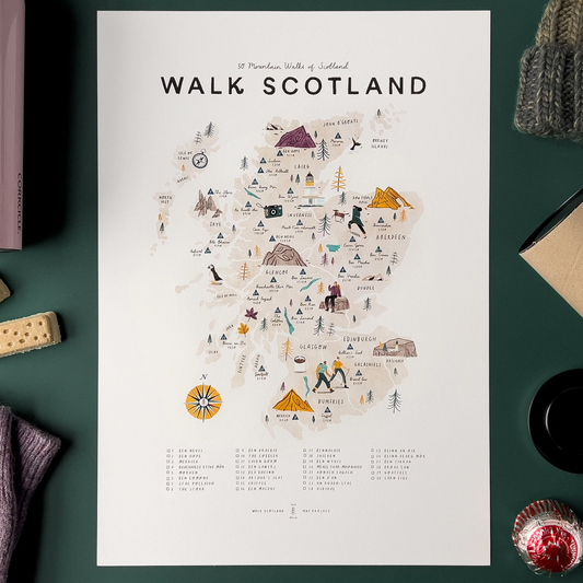 Walk Scotland Print