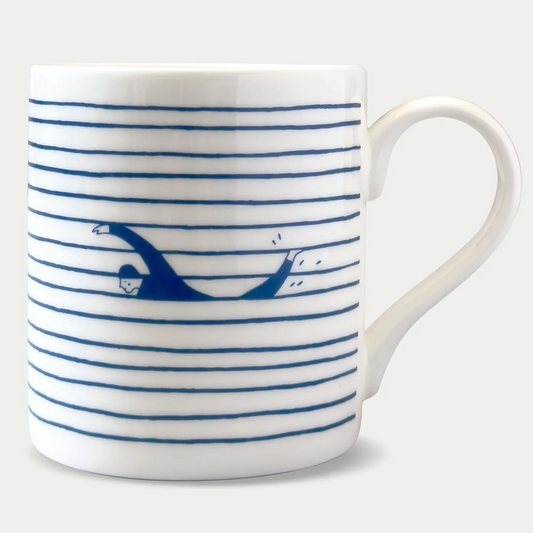 Striped Swimmer Mug