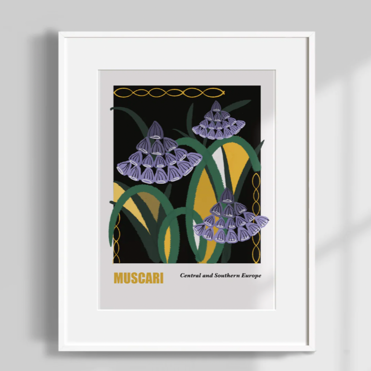 Muscari Art Print
