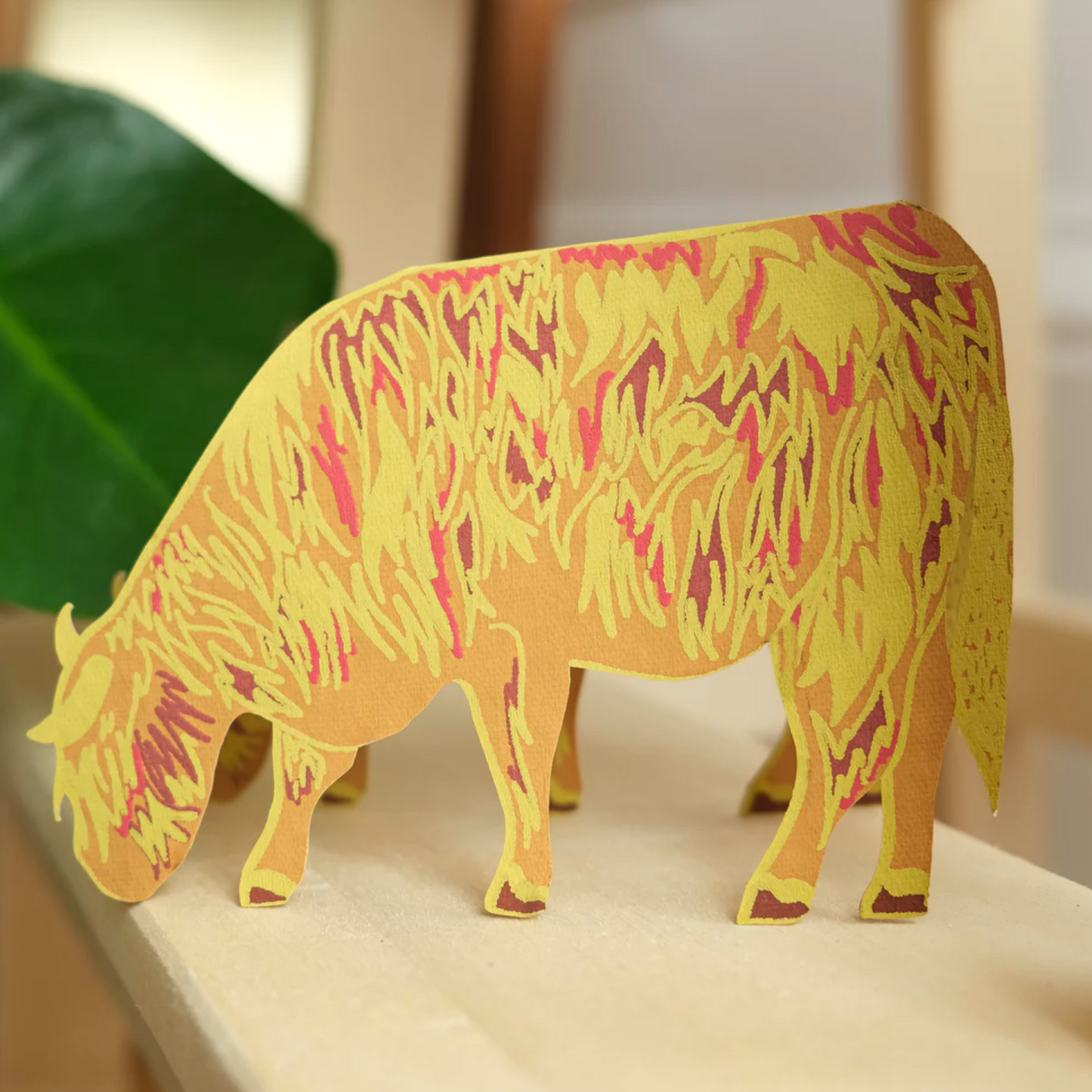 Highland Cow Greeting Card