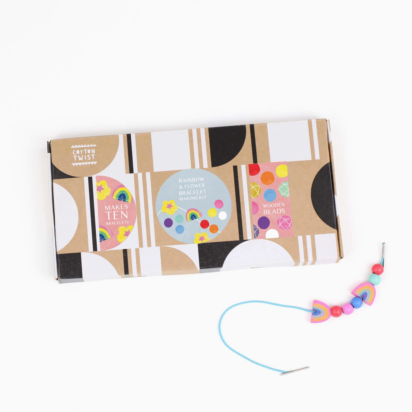 Rainbow & Flower Bracelet Making Kit