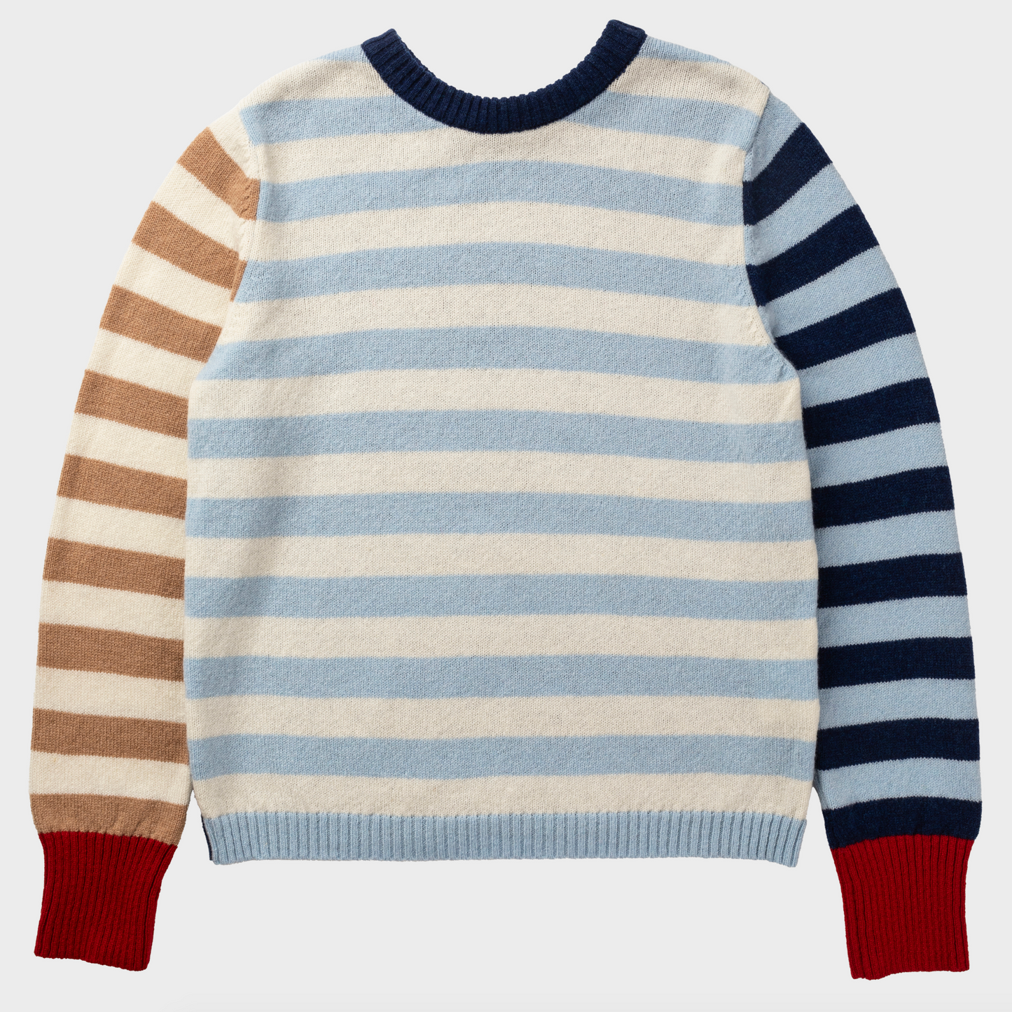 Stobo Stripe Sweater - Navy Reflection