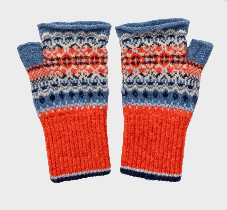 Alloa Open Mitt - Blue-Bella