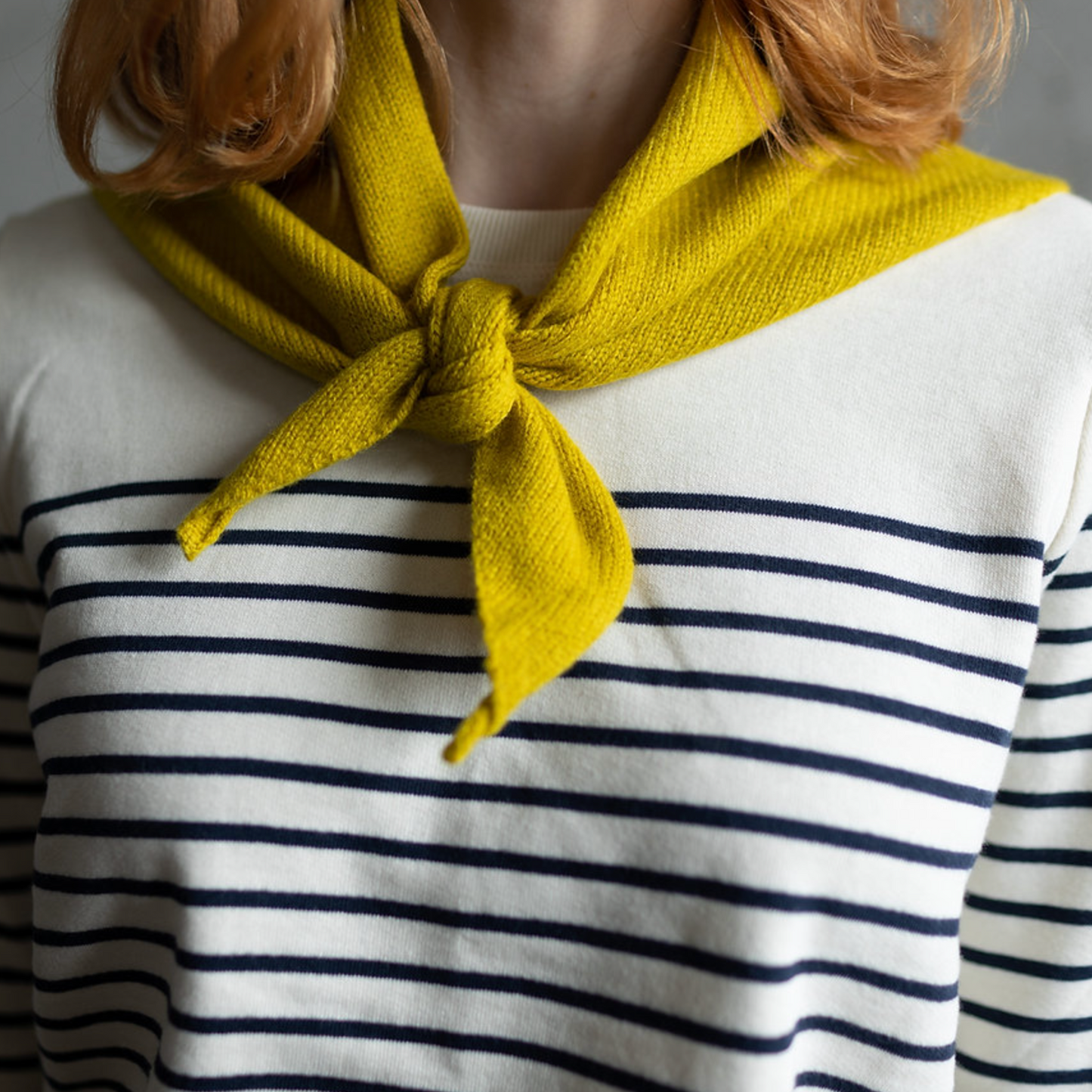 Lambswool Neckerchief - Mustard