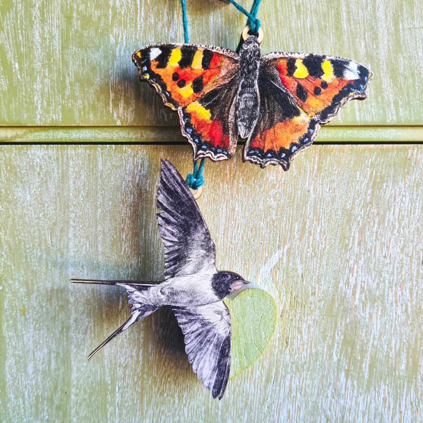 Swallow Wooden Decoration