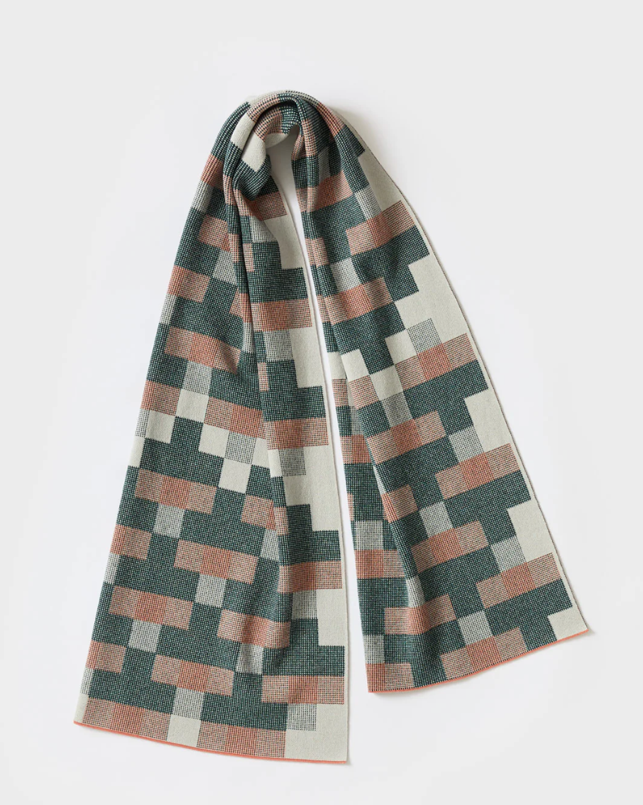 Faro Scarf - Ink & Rosehip