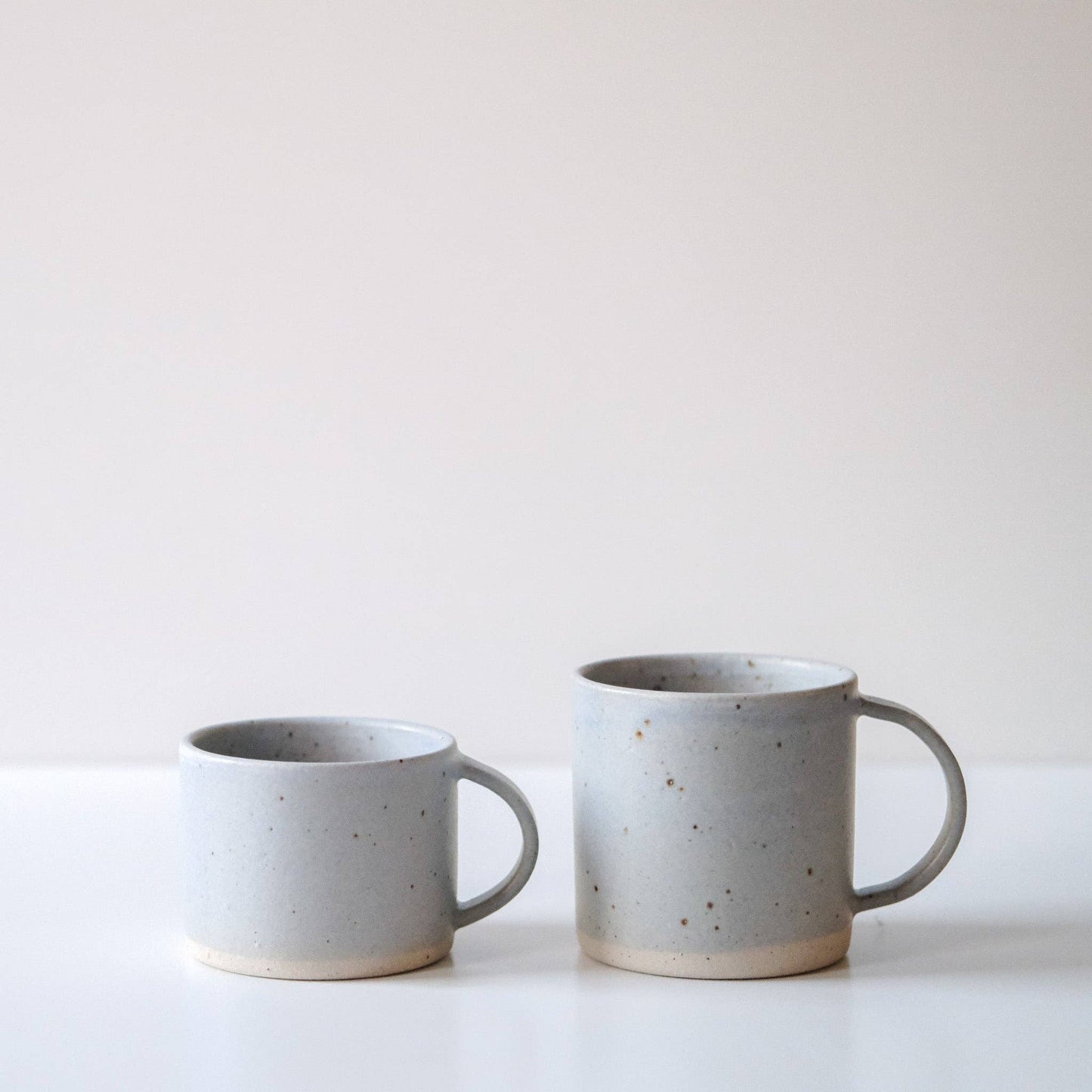 Short Mug - Linen Blue & Speckled