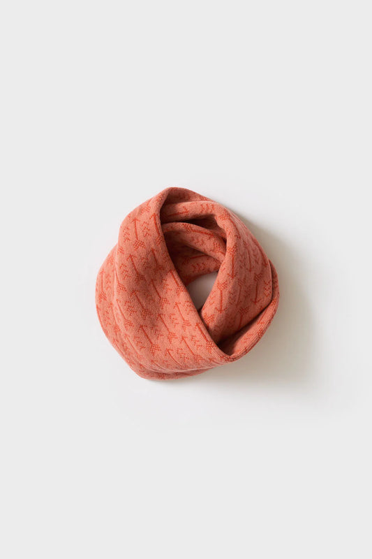 Arrow Circle Scarf - Rosehip & Rust