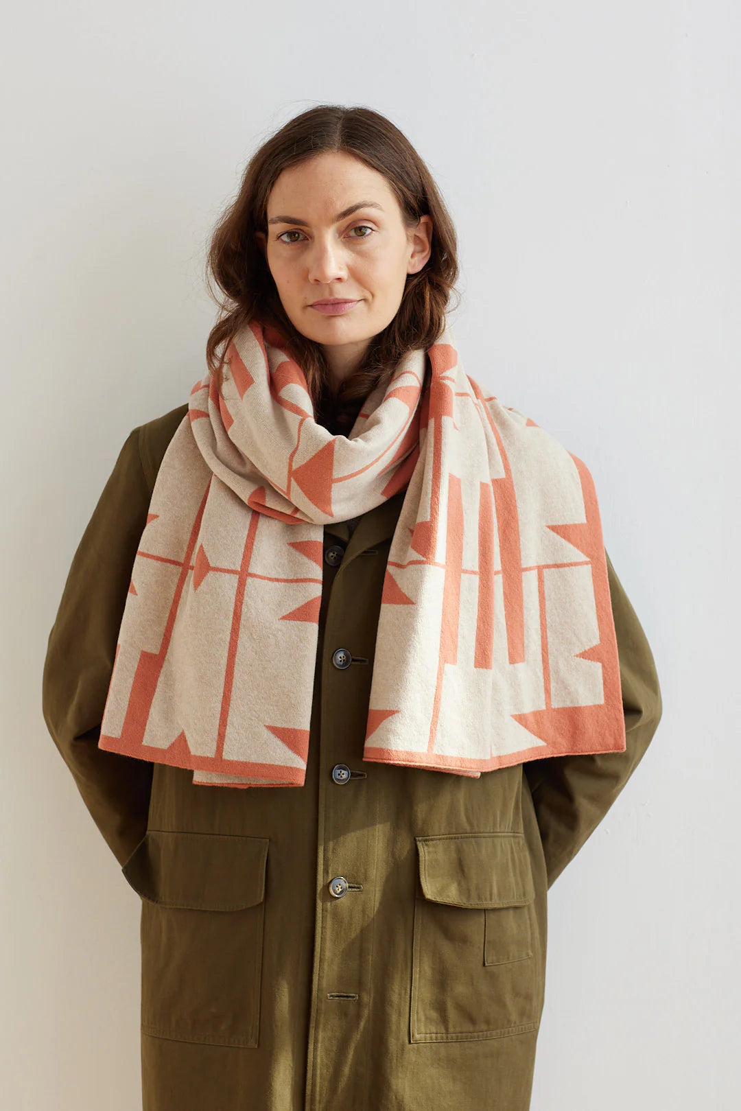 Keel Scarf - Rosehip & Oatmeal