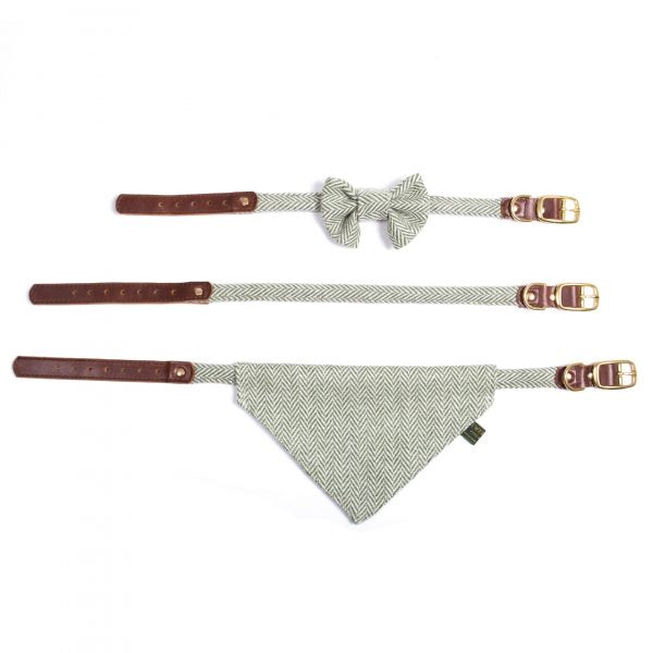 Dog Collar Tweed Accessories