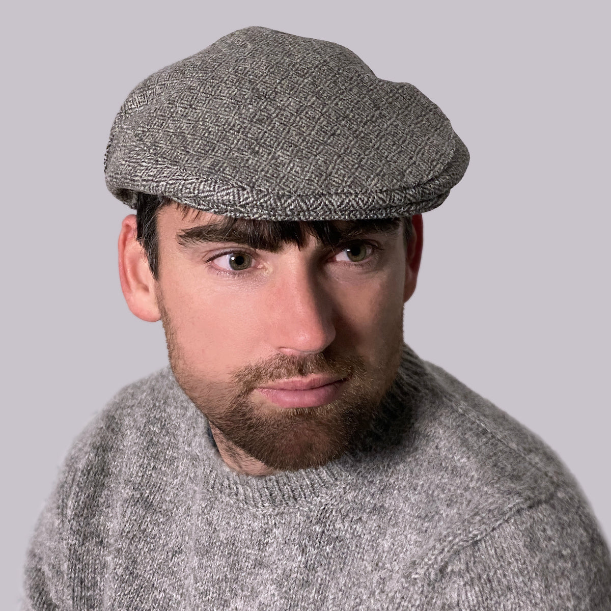 Iona Tweed Bunnet - Basalt Diamond Twill