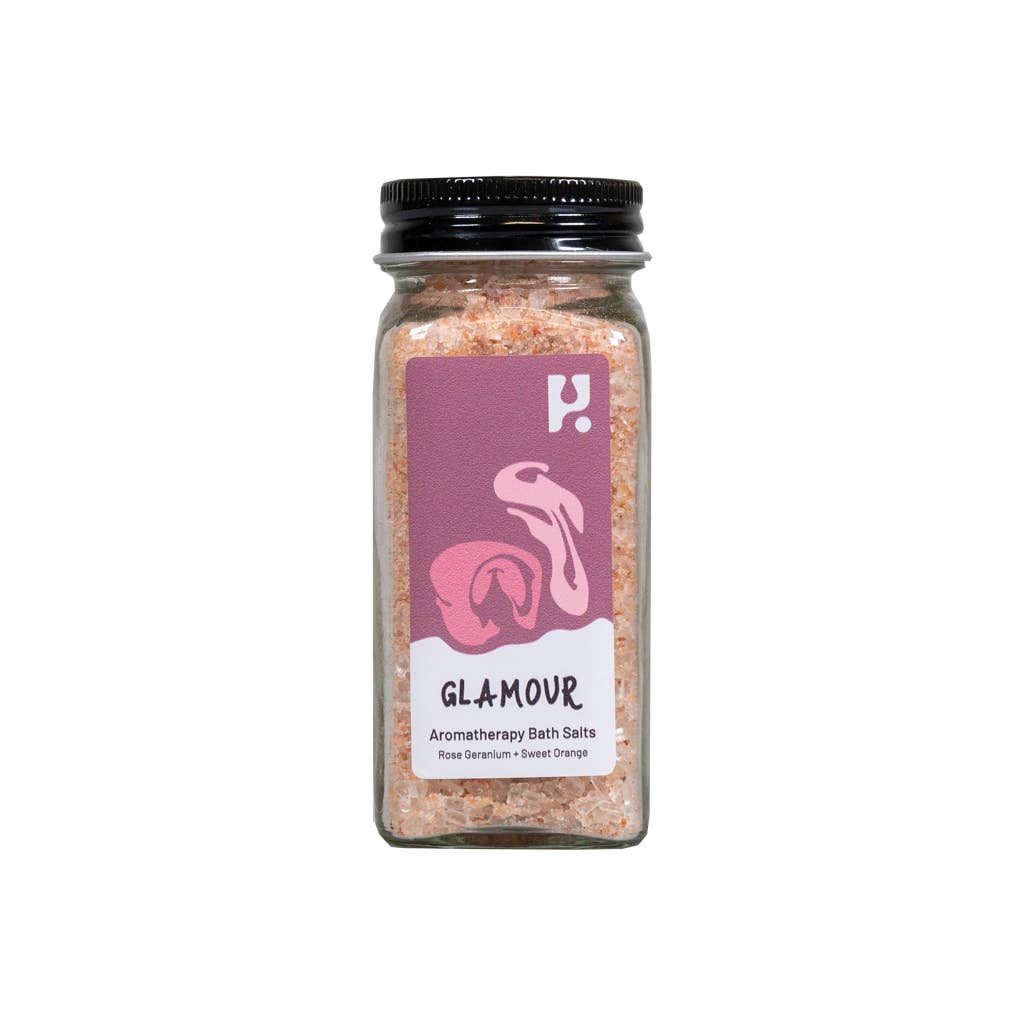 Glamour Bath Salts glass 120g Compact
