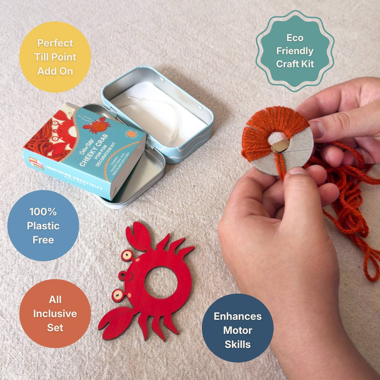 Pom Pom Crab Kit