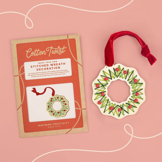 Stitched Wreath Decoration