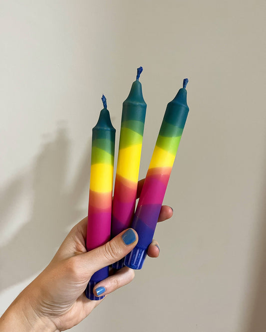 Rainbow Stick Candle 