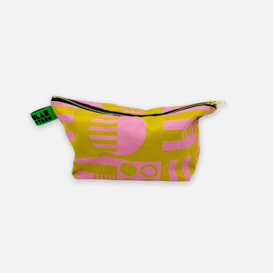 Organic Cotton Wash Bag - Wasabi
