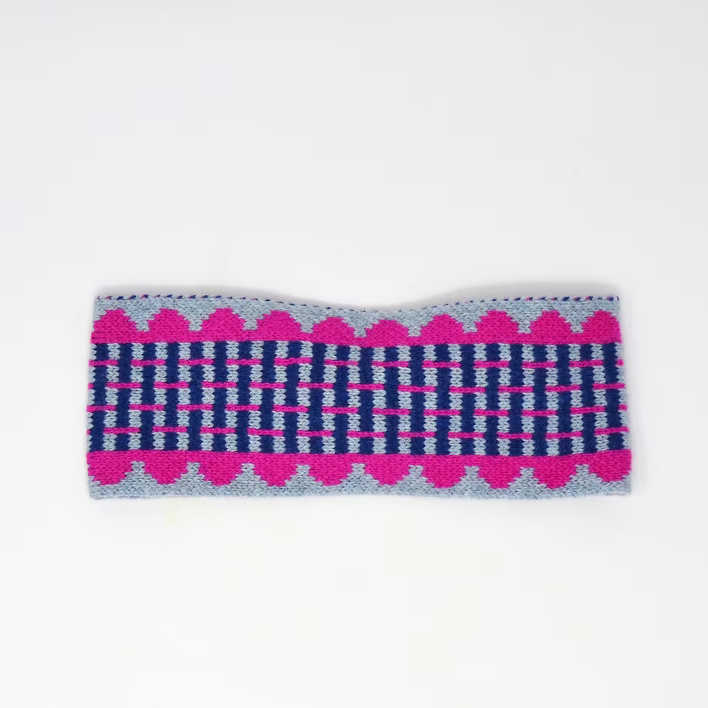 Flora Headband - Pink & Blue