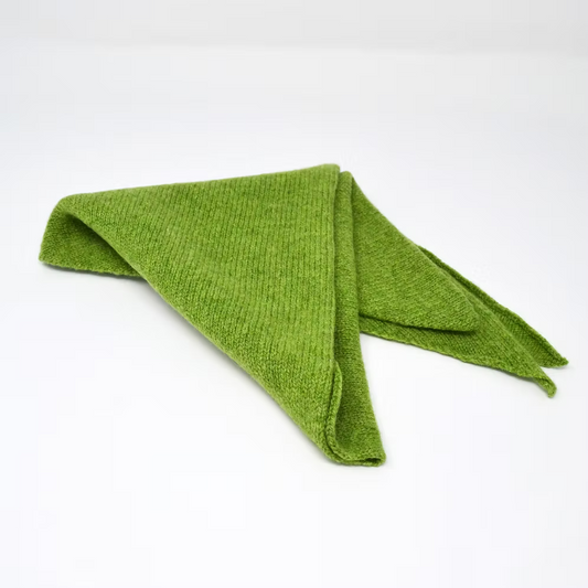 Lambswool Neckerchief - Apple Green